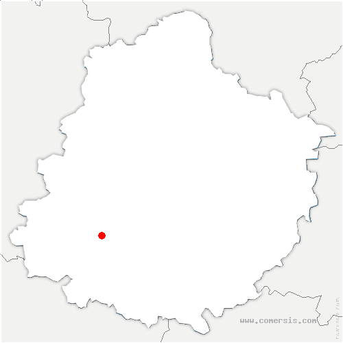 carte de localisation de Mézeray