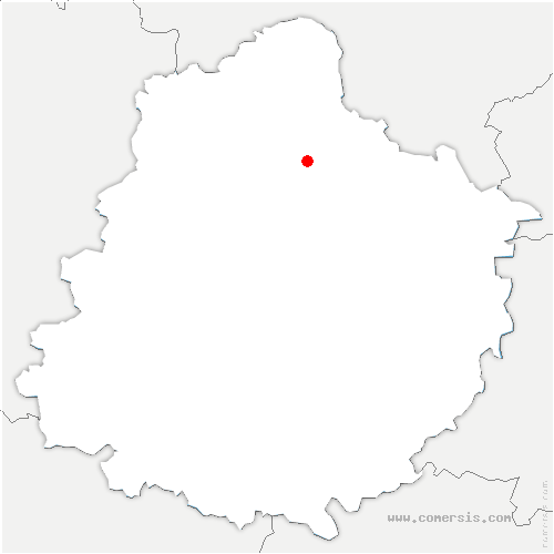 carte de localisation de Mézières-sur-Ponthouin