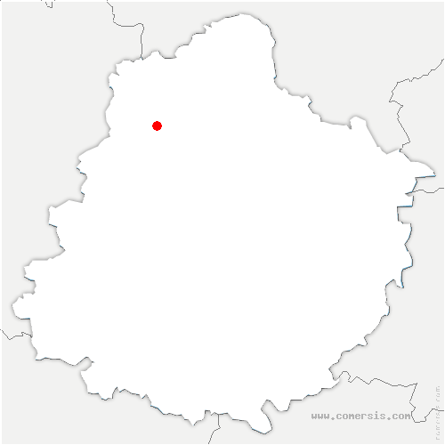 carte de localisation de Moitron-sur-Sarthe