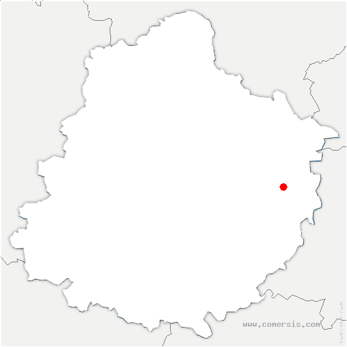 carte de localisation de Montaillé