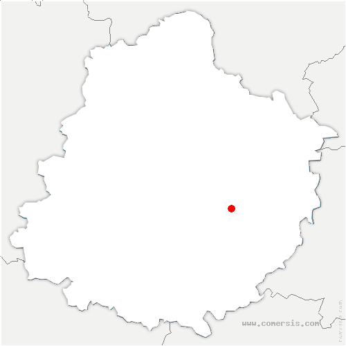carte de localisation de Montgaudry