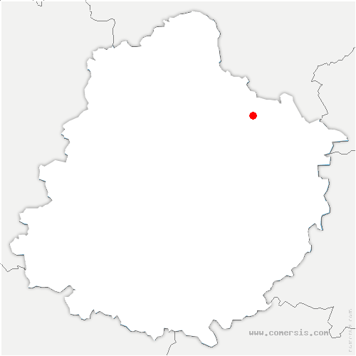carte de localisation de Montigné-lès-Rairies