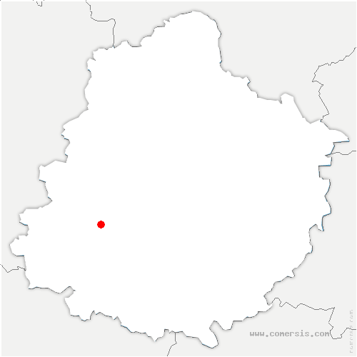 carte de localisation de Noyen-sur-Sarthe