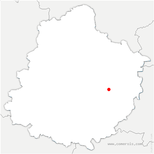 carte de localisation de Pervenchères