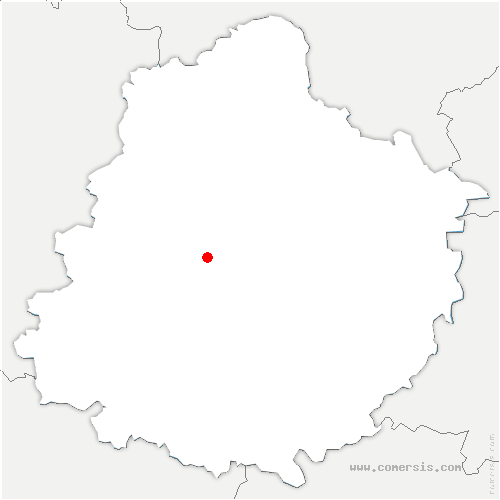 carte de localisation de Pruillé-le-Chétif