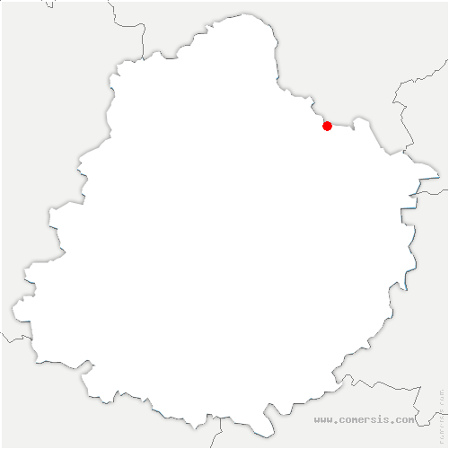 carte de localisation des Rairies