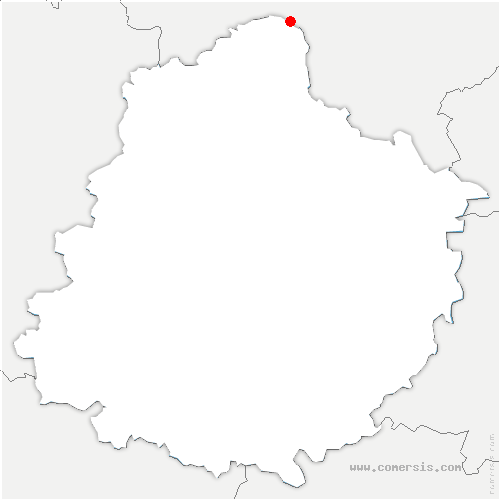 carte de localisation de Roullée
