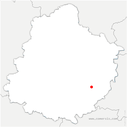 carte de localisation de Saint-Fulgent-des-Ormes