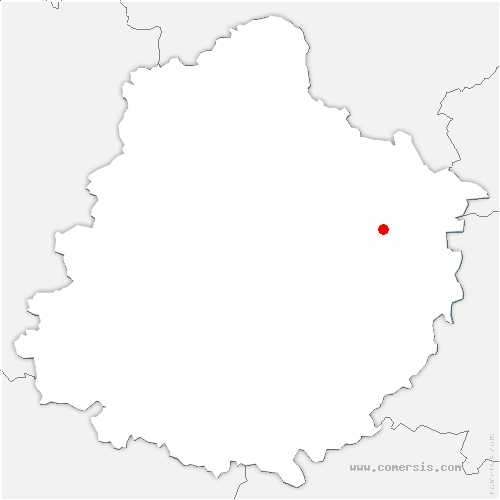 carte de localisation de Sainte-Céronne-lès-Mortagne