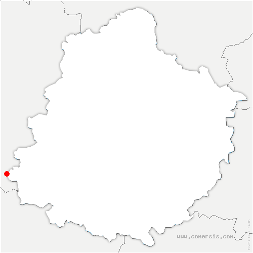 carte de localisation de Souvigné-sur-Sarthe