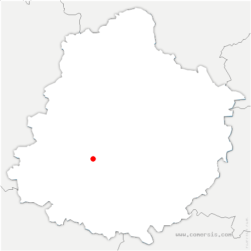 carte de localisation de la Suze-sur-Sarthe