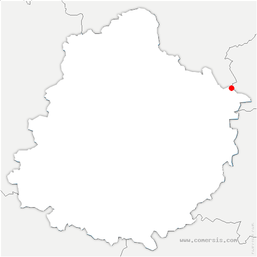 carte de localisation de Théligny