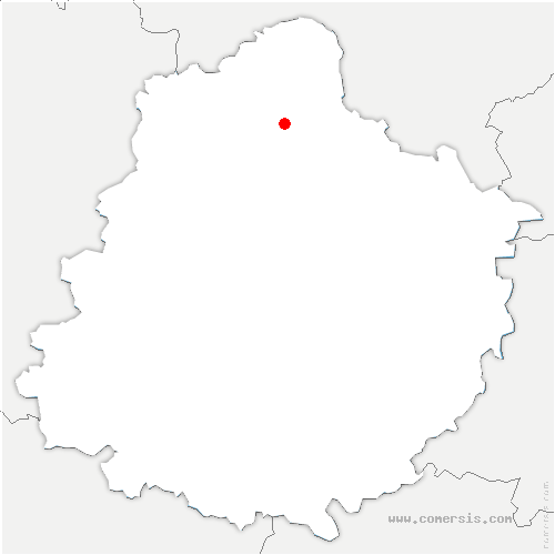 carte de localisation de Thoigné