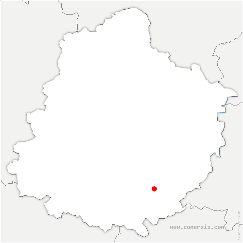 carte de localisation de Thoiré-sur-Dinan