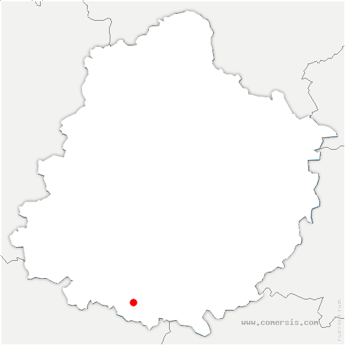 carte de localisation de Thorée-les-Pins