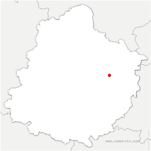 carte de localisation de Thorigné-sur-Dué