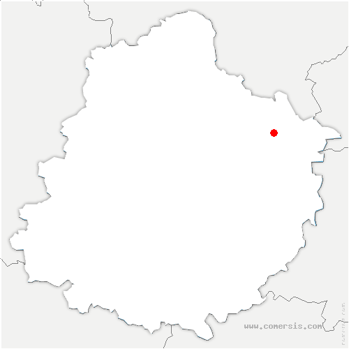 carte de localisation de Villaines-la-Gonais