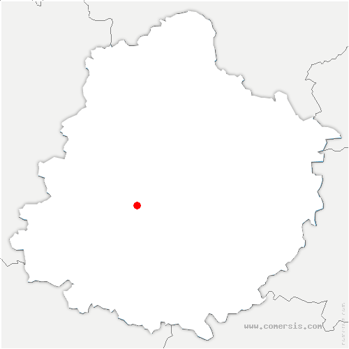 carte de localisation de Voivres-lès-le-Mans