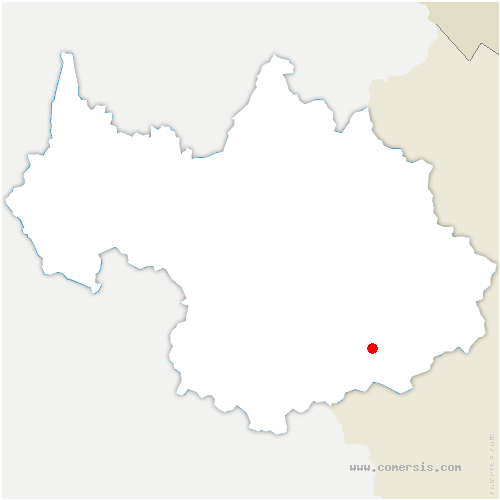 carte de localisation de Aussois