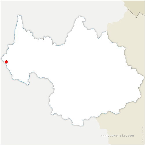 carte de localisation d'Avressieux