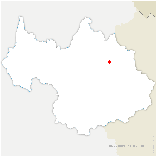 carte de localisation de Bellentre
