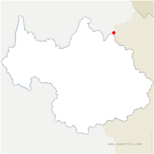 carte de localisation de Bourg-Saint-Maurice