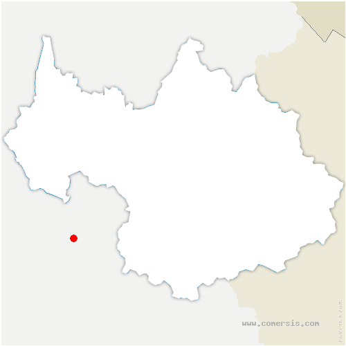 carte de localisation de Chavanod