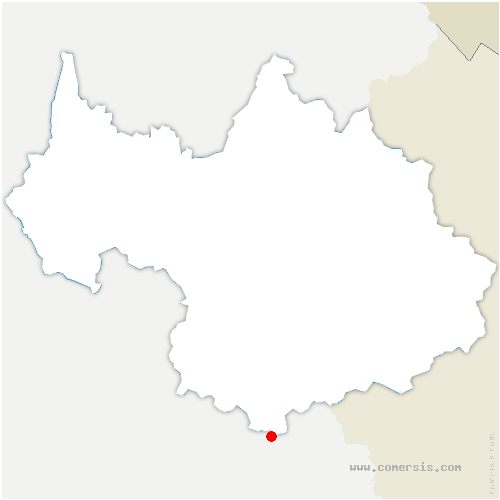 carte de localisation de Chichilianne