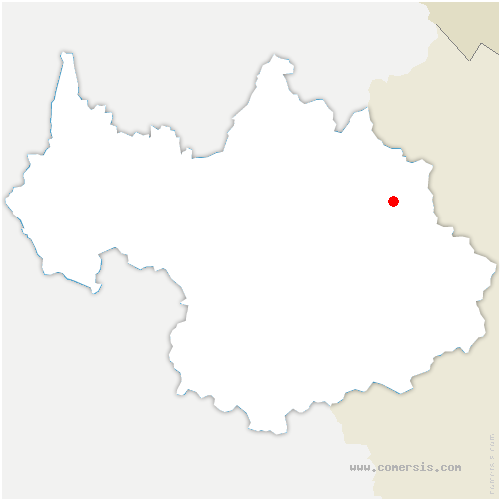 carte de localisation de Collonges