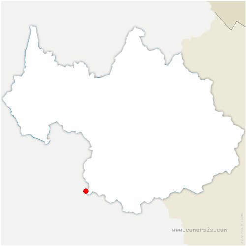 carte de localisation de Doussard