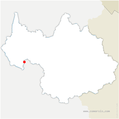 carte de localisation de Entremont-le-Vieux