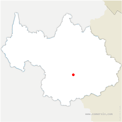 carte de localisation du Grand-Bornand