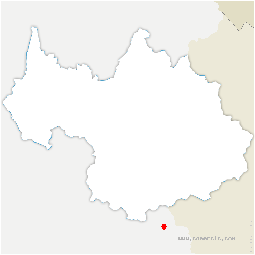 carte de localisation d'Izieu