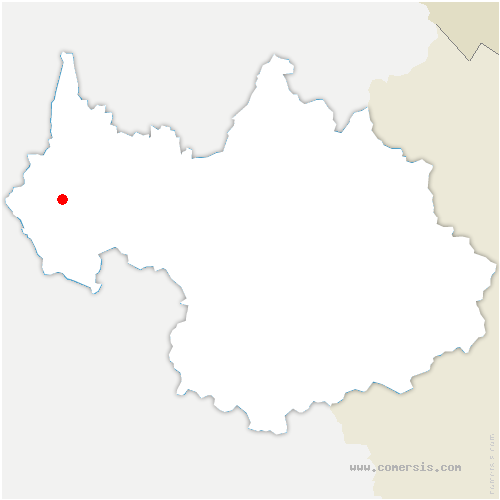 carte de localisation de Marcieux
