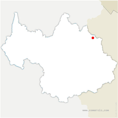 carte de localisation de Montvalezan