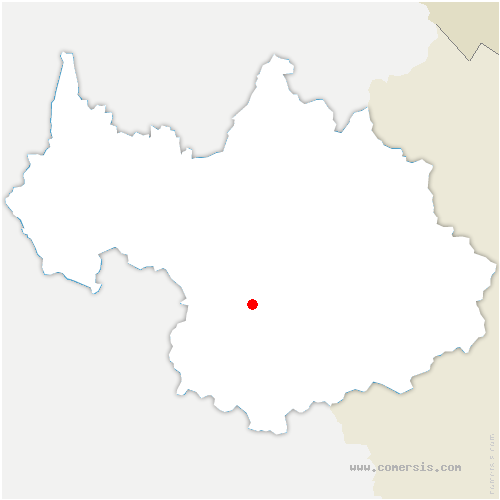 carte de localisation de Pontamafrey-Montpascal