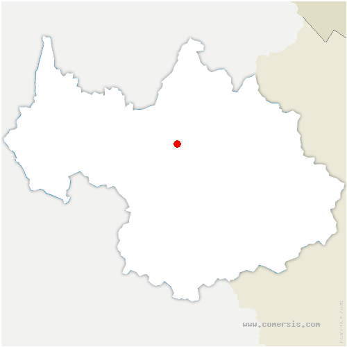 carte de localisation de Rognaix