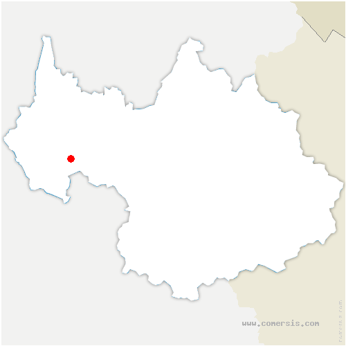 carte de localisation de Saint-Baldoph