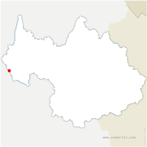 carte de localisation de Saint-Béron