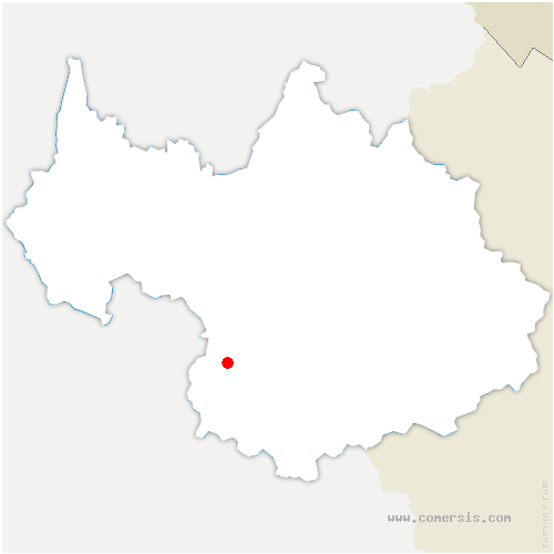 carte de localisation de Saint-Colomban-des-Villards