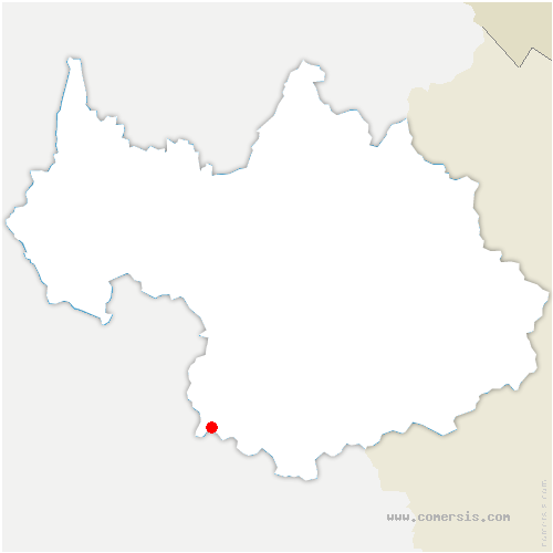 carte de localisation de Saint-Jean-d'Arves