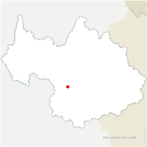 carte de localisation de Saint-Martin-sur-la-Chambre