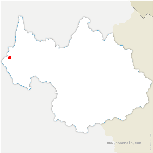 carte de localisation de Saint-Maurice-de-Rotherens