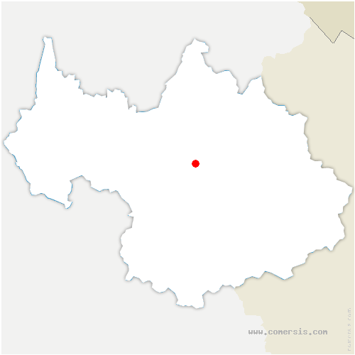 carte de localisation de Saint-Oyen