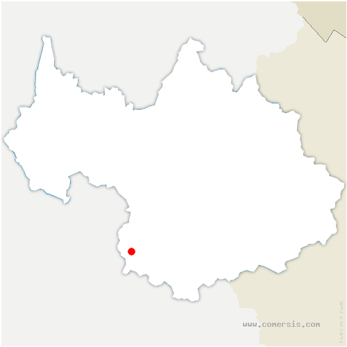 carte de localisation de Saint-Sorlin-d'Arves