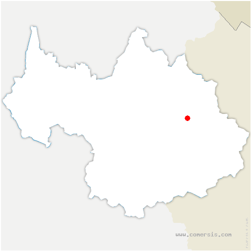 carte de localisation de Tencin