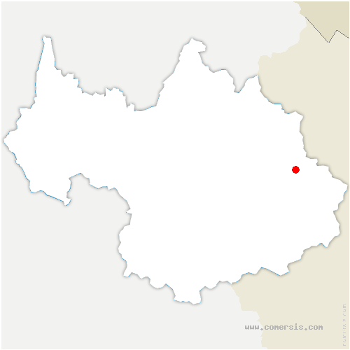 carte de localisation de Val-d'Isère