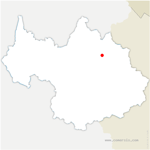 carte de localisation de Valezan