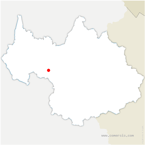 carte de localisation de Villard-d'Héry