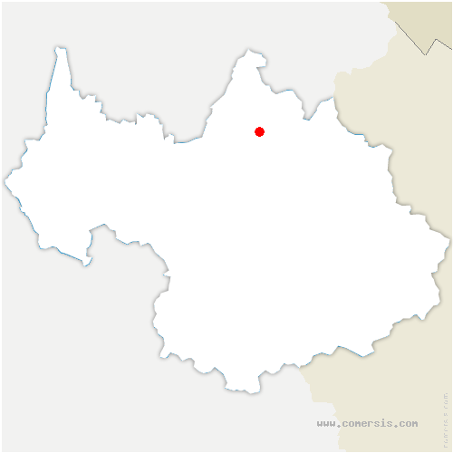 carte de localisation de Villard-sur-Doron